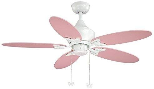 AireRyder FN44322W Nursery White Cream Ceiling Fan with Light