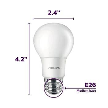 Philips A19 Frosted LED Light Bulb of 14W