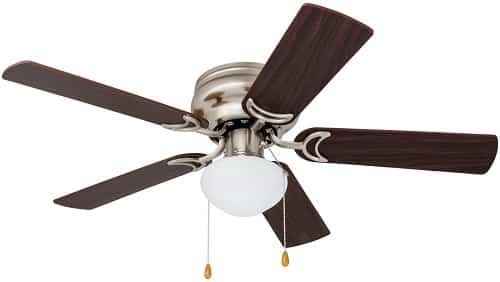 Prominence Home Low Profile Ceiling Fan with Pull Chain