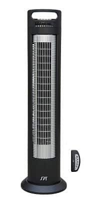 SPT SF-1523 Reclinable Tower Fan with Ionizer