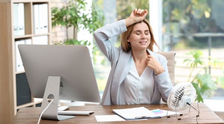 Office desk fan