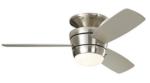 Harbor Breeze Mazon 44-in Flush Mount Bedroom Ceiling Fan