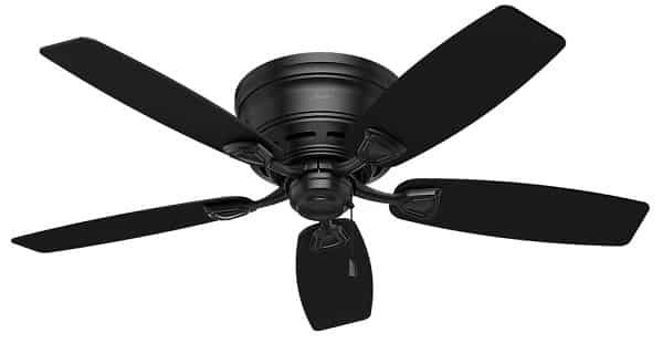 Hunter Indoor Outdoor Flush Mount Ceiling Fans without Lights