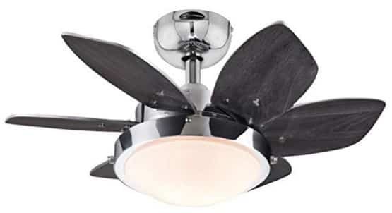 Westinghouse Quince Chrome Ceiling Fan for Bunk Beds