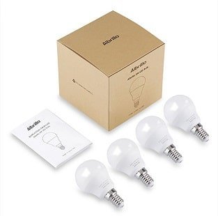 Albrillo 5W Candelabra LED Bulbs