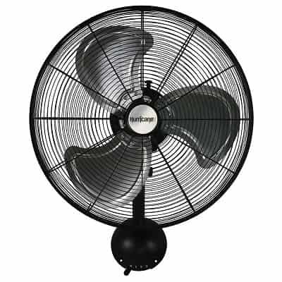 Hurricane High Velocity Heavy Duty Metal Wall Mount Fan