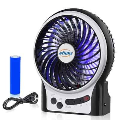 littlest battery-fueled fan