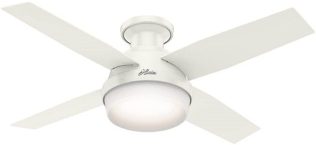 <strong>Hunter Dempsey Indoor Low Profile Ceiling Fan for 7 Foot Ceilings</strong>