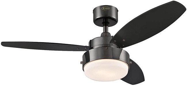 <strong>Westinghouse Lighting 7876400 Alloy 42-Inch Gun Metal Ceiling Fan</strong>