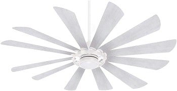 Minka Aire Windmolen Textured White Smart Ceiling Fan