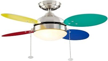 NOMA Reversible Multi-Color Ceiling Fan 