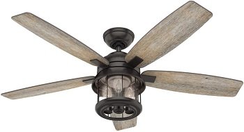 Hunter Coral Bay Ceiling Fan with LED Light and Remote