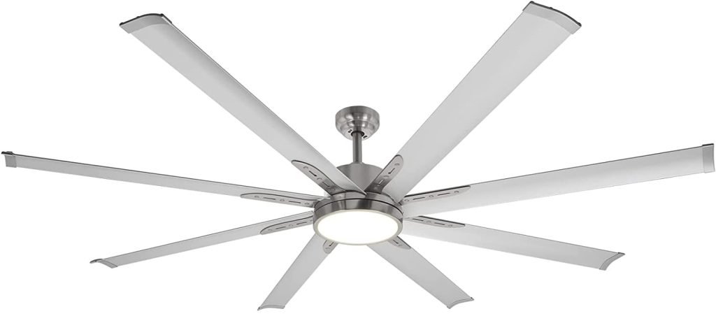 Hykolity 72 Inch Damp Rated DC Motor Ceiling Fan