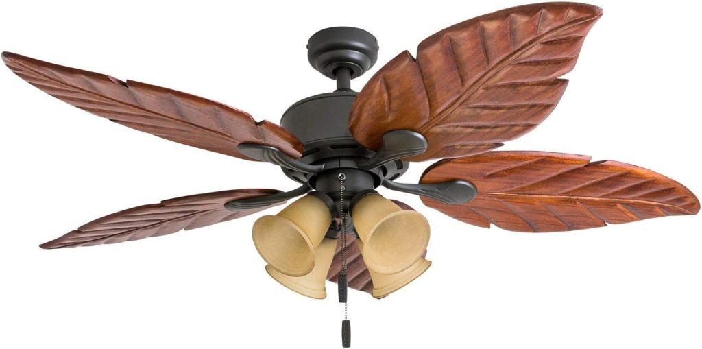Honeywell Royal Palm Tropical LED Ceiling Fan with Light