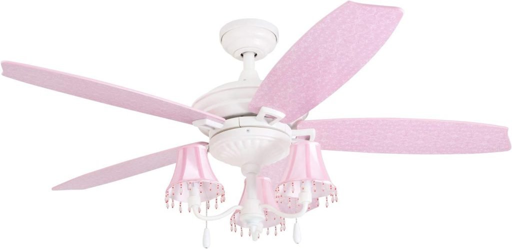 Prominence Home Elsa Princess Style Indoor LED Ceiling Fan