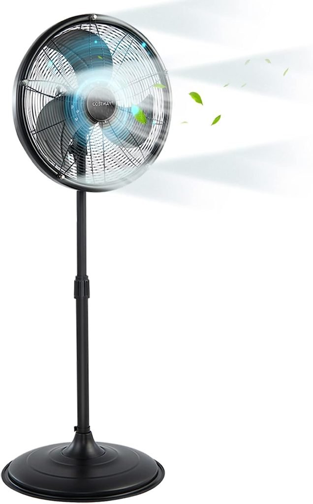 COSTWAY Oscillating Outdoor Misting Fan 